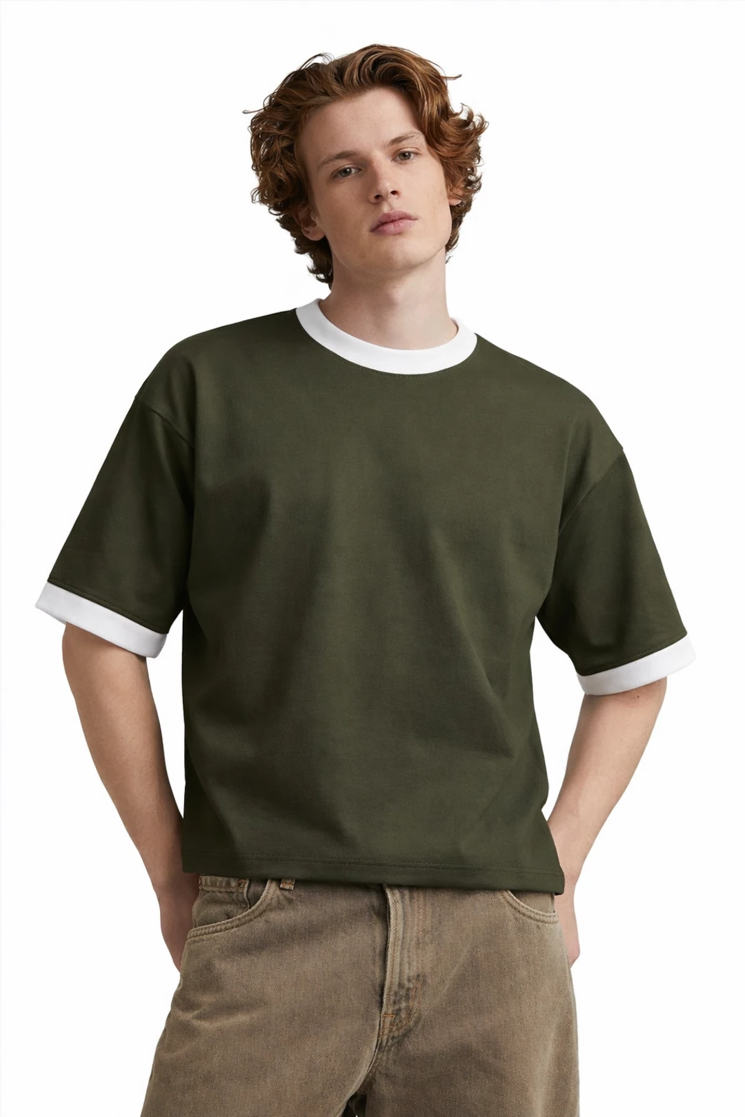 Camiseta Pato Club - Pato CLUB Camiseta Semi-Oversize – Dos Tonos