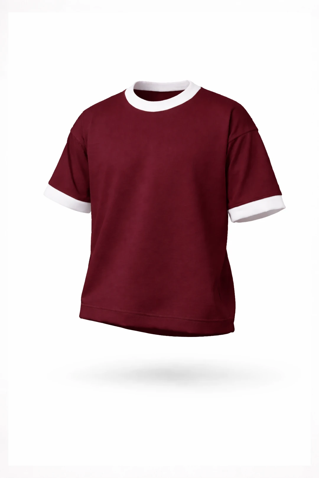 Camiseta Pato Club - Pato CLUB Camiseta Rojo Vino – Semi-Oversize